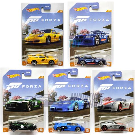 Hot Wheels Themed Assortment Forza Set Of MINIATURE TOY SHOP