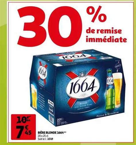 Promo Bière Blonde chez Auchan iCatalogue fr