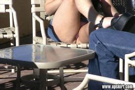 Telephoto Upskirt Panty Spy Catches Crotch Closeups Porn Pictures XXX Photos Sex Images