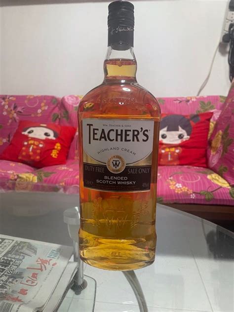 Teachers Whisky Food And Drinks Alcoholic Beverages On Carousell