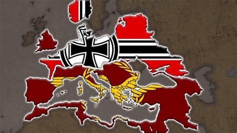 Roman Empire Vs Greater German Reich Hoi4 Timelapse YouTube