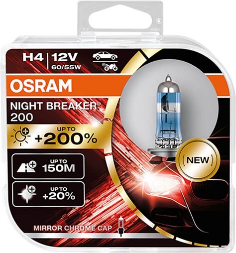 Buy Osram Night Breaker 200 H4 Duo Box 64193NB200 HCB From 21 52