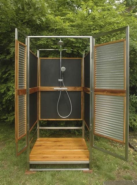 Outdoor Shower Enclosure Ideas Fantastic Showers For Your Garden