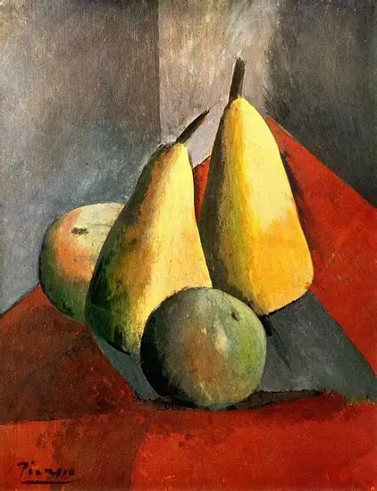 Pablo Picasso — Pears And Apples 1908