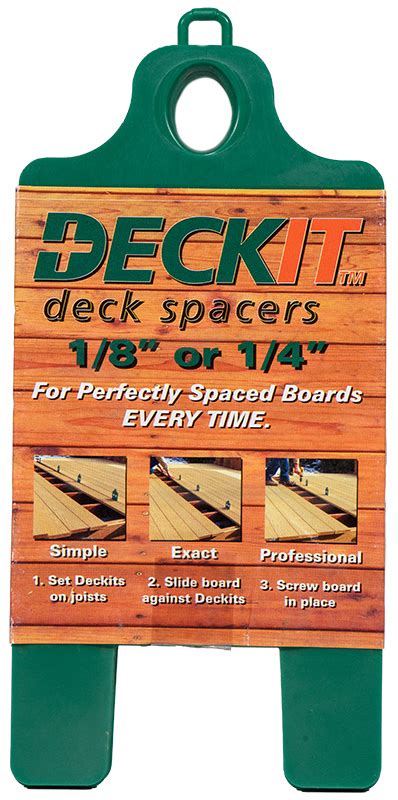 Deckit Deck Spacer Deck Masters Of Canada Builing Supplies