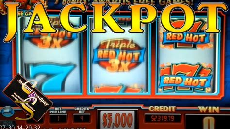 Big Jackpot Win On Triple Red Hot Sevens Jackpot Youtube