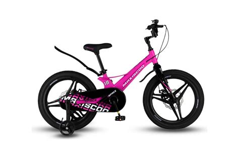 Велосипед детский Maxiscoo SPACE Deluxe 18'', ультра-розовый матовый ...