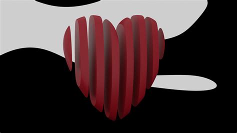 Файл OBJ Нарезанное сердце 🎨 ・Модель для печати в 3D скачать・Cults