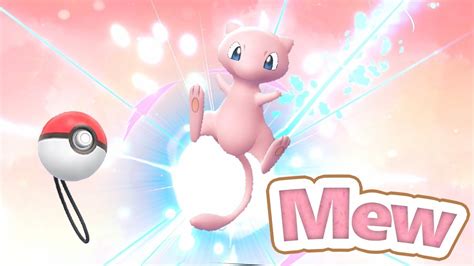 Pokémon Lets Go Pikachu And Eevee Poké Ball Plus Mew Event Youtube