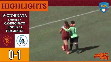 Romulea B Ledesma Academy Highlights I Giornata Under Femminile