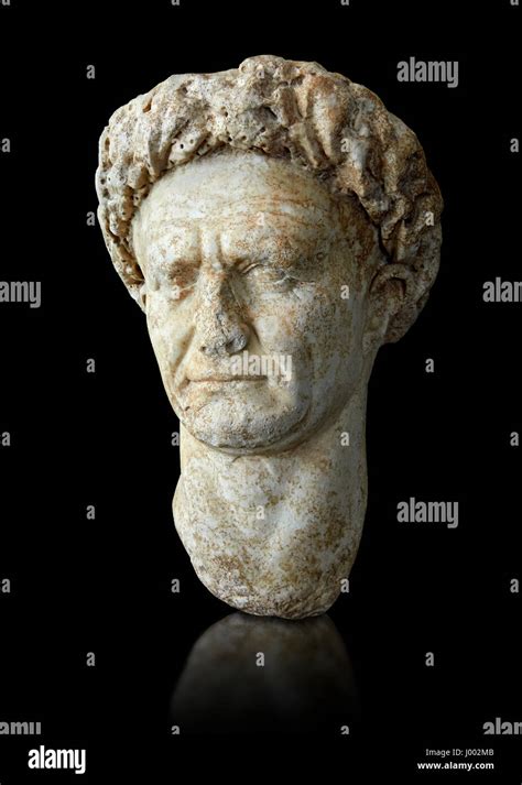 Roman Portrait Bust Of Roman Emperor Vespasian Circa 69 To 79 AD