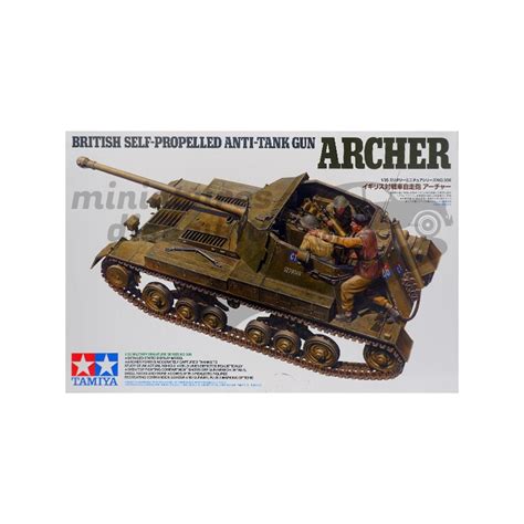 Tank Archer British Self Propelled Anti Tank Gun Maquette Tamiya