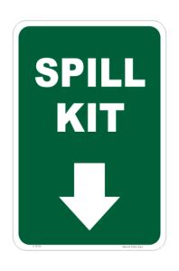 Spill Kit Location Sign - National Safety Signs - Australian made