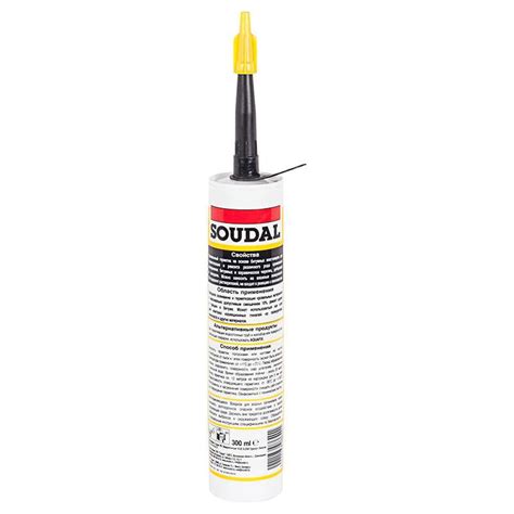 Герметик кровельный битумный Soudal 300 мл // ТПК Авангард