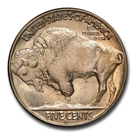 Buy 1937 D Three Legged Buffalo Nickel Ms 65 Ngc Apmex