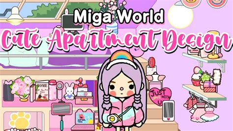 Miga World 8 🏠💖 Cute Pink House Design Free Apartment Room Tour