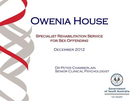PPT Owenia House Specialist Rehabilitation Service For Sex Offending December 2012 PowerPoint