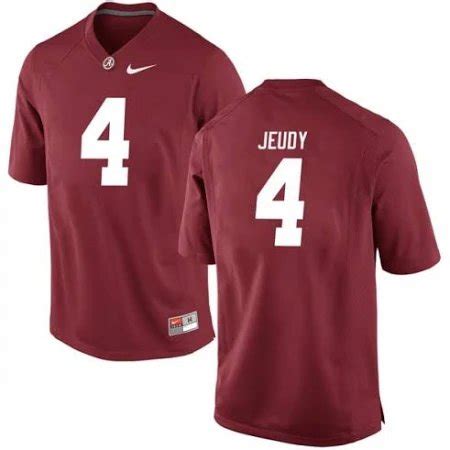 Men and Youth Jerry Jeudy Alabama Crimson Tide Jersey-red