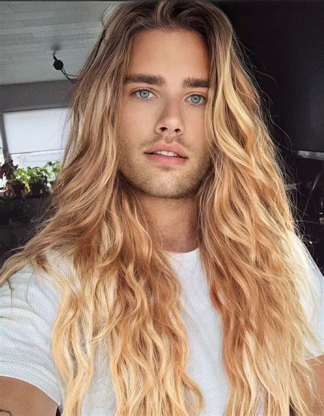 Pin On Pretty Men Blonde Hair Long Hair Styles Long Hair Styles Men