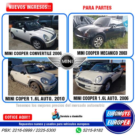 Engine Parts REPUESTOS NUEVOS Y USADOS PARA MINI COOPER R50 R52 R53