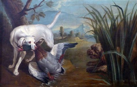 Dog Duck Vintage Art Free Stock Photo - Public Domain Pictures