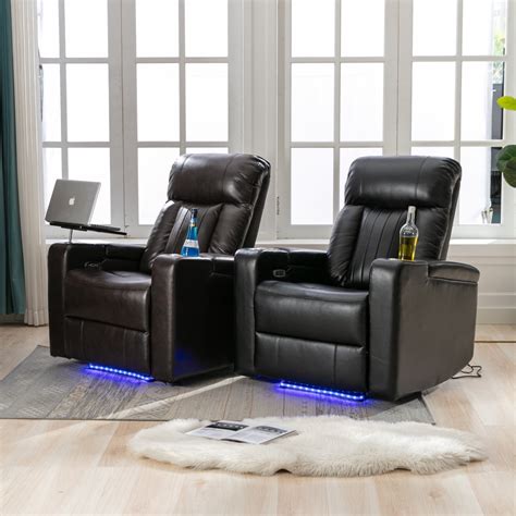 HQIT Electric Power Recliner Chair With USB Charging Port 360 Swivel