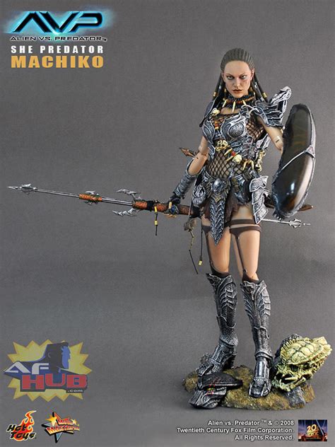 Afhub The Action Figure Hub Avp She Predator Machiko By Hot Toys