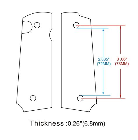 1911 Grip Template