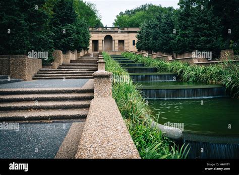 Cascading fountain at Meridian Hill Park, in Washington, DC Stock Photo - Alamy