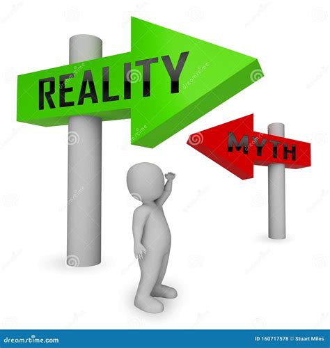 Myth Vs Reality Character Demonstrator Authenticity Versus False Facts