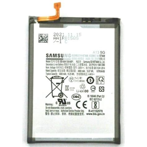 Accu Samsung Galaxy A13 5G A136U 5000mAh EB BA136ABY SP MTimpex