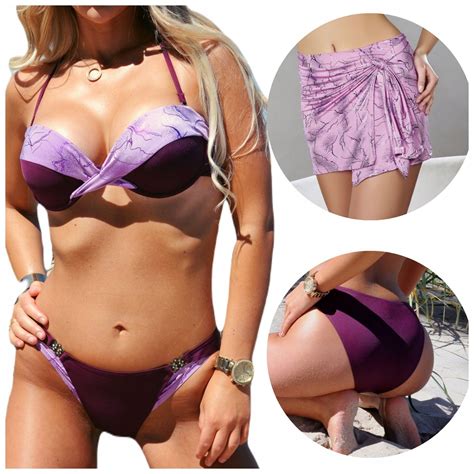 Bikini pareo spódnica STRÓJ bez ramiączek figi M 11794254909 Allegro pl