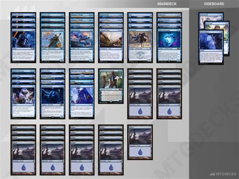 Standard Mono Blue Tempo Top Decks