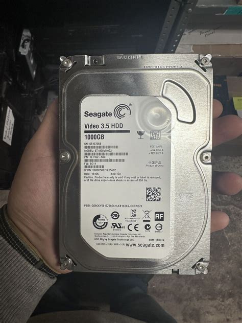 Seagate SV35 ST1000VX000 1TB 7200RPM 64MB SATA 6.0Gb/s 3.5" HDD Hard ...