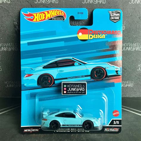 Jual Hot Wheels Premium Porsche Gt Rs Deutschland Design Series Blue Shopee Indonesia