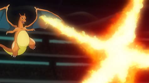 File Leon Charizard Fire Blast Png Bulbagarden Archives