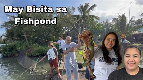 Bumalik Ang Mga Dating Bisita Sa Fishpond Namingwit Sila Ng Bangus