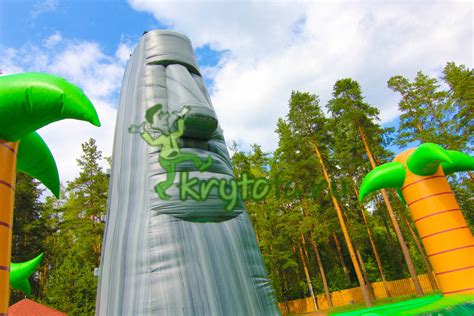 Надувной Скалодром «Остров Пасхи» в аренду