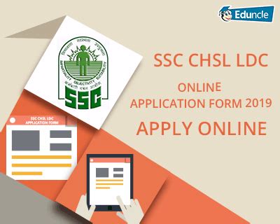 SSC CHSL LDC Online Application Form 2019 Apply Online