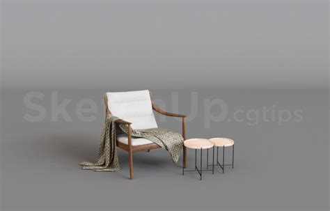 10426. Free Sketchup Armchair Model Download