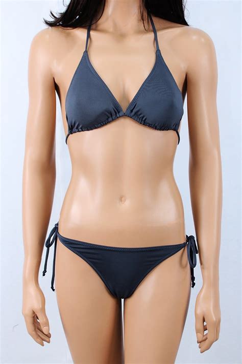 Antrasit Üçgen Bikini Toptan Toptan Bikini Modelleri