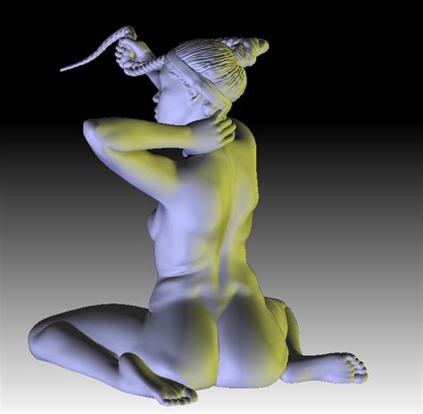 Aida Nude Female Figurine STL File For D PrintingCults