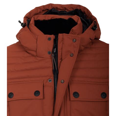 Casamoda Winter Steppjacke Kapuze Xxl Terracotta Bigtex