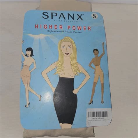 VINTAGE SPANX HIGHER Power Shorts Soft Nude High Waisted Shape Control