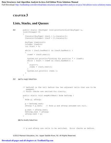 Data Structures And Algorithm Analysis In C Th Edition Weiss