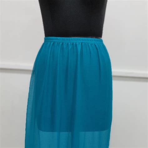 Chiffon Half Slip Dress Extender Underskirt Petticoat Customized Dress Liner Lingerie XS To