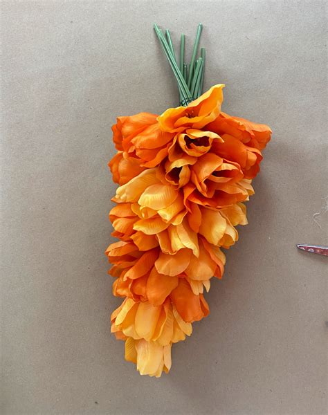 How To Make A Tulip Carrot Door Swag Celebrate Decorate