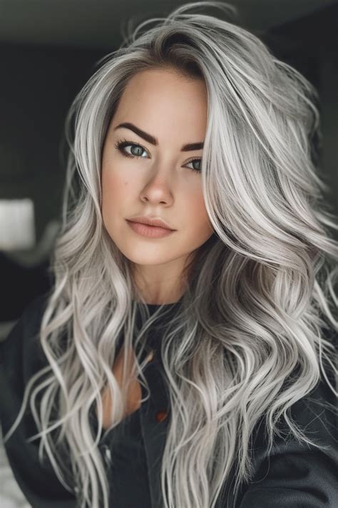 83 Silver Hair Color Ideas For A Breathtaking Look Long Silver Hair Silver Blonde Hair