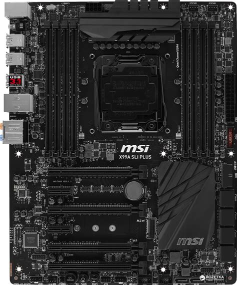 Материнская плата MSI X99A SLI Plus (s2011-3, Intel X99, PCI-Ex16 ...