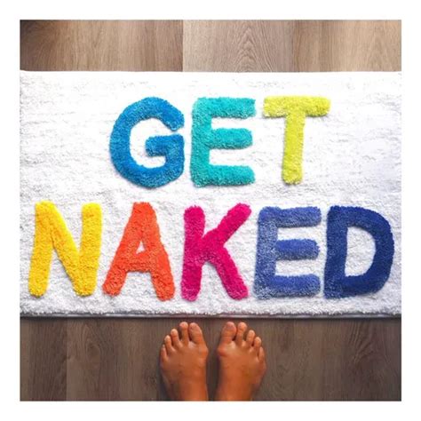 Evovee Get Naked Bath Mat De Ba O Funny Lindos Alfombras De Cuotas Sin Inter S